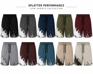 Pantalones Cortos Deportivos Casuales para Hombre, Negros, con Logotipo Frontal, de Secado Rápido, con Cordón Ajustable, Cintura Media, Estilo Deportivo, Tela de Lona con Sublimación - Product Image 6