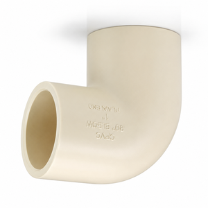 Codo de Tubería de CPVC de 1 Pulgada y 90 Grados, Liso, para Sistemas de Plomería, C-Way - Product Image 3