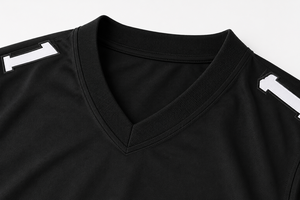 Maillot de football américain personnalisé pour homme, col en V, manches courtes, évacuation de l'humidité, 100 % polyester, numéro d'équipe 14, toutes saisons - Product Image 2