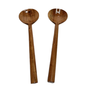 Cuillère de cuisine en bois naturel, matériau artisanal de haute qualité, design élégant, résistante à la chaleur, idéale pour la cuisine, la salle à manger ou comme cadeau - Product Image 6