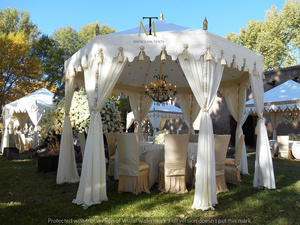 Traditional Indian Luxury Iron Wedding <b>Tent</b> Mehndi Ceremony Beach Party Use-Durable Portable <b>Red</b> White 3x6m Marquee SSV <b>Tents</b> - Product Image 2