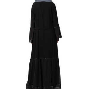 Nueva llegada: Abaya para damas, fabricada en fábrica, con diseño moderno, transpirable, ropa informal para todas las tallas, precio razonable. - Product Image 6