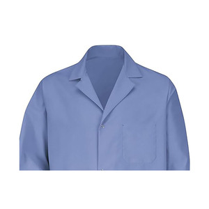 Unisex Classic White Cotton <b>Scrub</b> <b>Sets</b> with Jersey Fabric Needle Detection Professional Medical Nurse Uniform for Hospital Use - Product Image 6