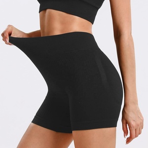 Conjuntos de entrenamiento de Yoga sólidos reversibles de alta calidad, mallas cortas de cintura alta, ropa deportiva ecológica sin costuras, ropa de gimnasio para - Product Image 5