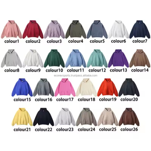 Sudadera con capucha de hombre de algodón 100% al por mayor, jersey de gran tamaño personalizado con bordado para logotipo estampado de hojaldre, peso pesado de 500GSM, talla grande caída - Product Image 4