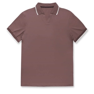 เสื้อโปโลผู้ชายผ้าฝ้าย 100% ขายส่ง สีและโลโก้สั่งทำได้ ระบายอากาศดี ใหม่ สวมใส่สบาย แขนสั้น - Product Image 1