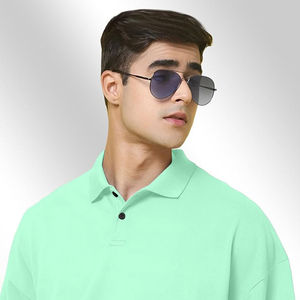 T-shirt Homme Court 2026 – Vente en Gros, Haute Qualité, Personnalisé, Respirant, Anti-boulochage, Tricoté Uni, Polyester/Coton, Coupe Classique, 240g - Product Image 2