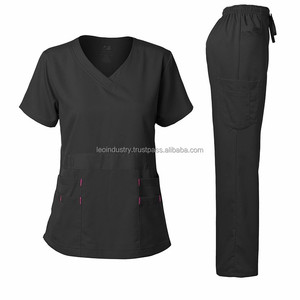 Conjuntos de uniformes de trabajo elegantes para enfermería de hospital al por mayor de nuevo diseño para mujer - Product Image 4