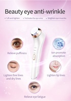 Masseur oculaire chaud et froid, appareil de soin des yeux à vibrations soniques rechargeable pour les cernes, les poches, le rajeunissement de la peau