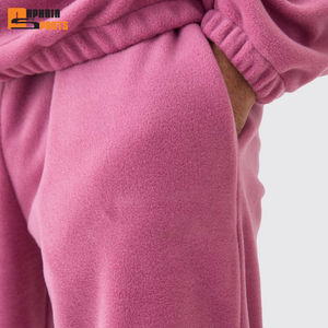 Conjunto de Sudadera con Capucha Holgada y Pantalones Deportivos de Felpa, 100% Algodón, 500 g/m², Personalizado, de Alta Calidad para Invierno, Traje Deportivo de 2 Piezas para Hombre - Product Image 2