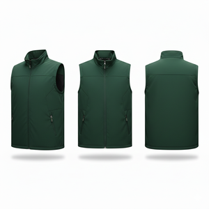 Chaqueta de Poliéster Impermeable, Cortavientos y Transpirable para Hombre, Cuello Alto Informal, para Escalada al Aire Libre, OEM, ODM, Venta al Por Mayor - Product Image 4