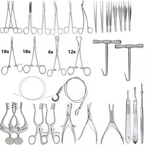 Ensemble de 34 instruments chirurgicaux de haute qualité pour la craniotomie et la neurochirurgie de la colonne vertébrale, approuvé CE ISO, outils chirurgicaux pour la colonne vertébrale et la neurochirurgie - Product Image 3