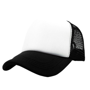 <b>Plain</b> Blank Style 5 Panels Blank Foam Mesh Trucker <b>Cap</b> Without Logo Outdoor Solid Color <b>Baseball</b> <b>Cap</b> Mesh Trucker Hat - Product Image 1