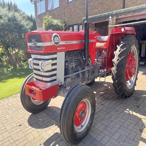 Tracteur agricole Massey Ferguson 165 rouge de haute qualité, 65 CV, 4 roues motrices, transmission par engrenages pour moteur diesel, garantie de 2 ans - Product Image 2