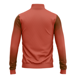 Sweat-shirt unisexe personnalisé OEM en coton uni à col montant et demi-zip, tissu 400g, anti-plis, respirant, pour homme - Product Image 2