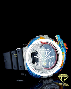 Reloj de Lujo con Diamantes Moissanite VVS y Diseño de Pantalla Digital en Plata de Ley 925 - Product Image 2