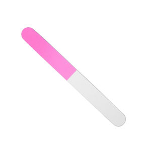 Ensemble de mini-limes à ongles en acier inoxydable, poignée ergonomique pour un ponçage précis, limes à ongles double face écologiques, grain 100/180 - Product Image 2