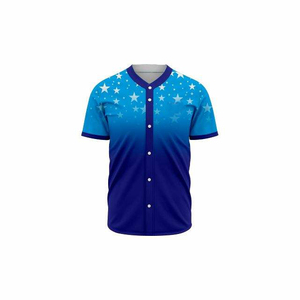 Custom Sublimation Design Printed Team Name Logo Number Embroidery Sports v Neck <b>Baseball</b> Wear <b>Baseball</b> Jerseys Shirt - Product Image 5