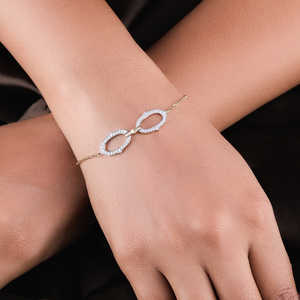 Pulsera de cadena de diamantes Accesorio elegante y lujoso - Product Image 1