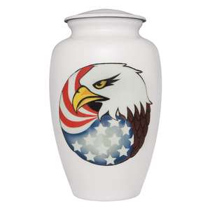 Urnes funéraires en aluminium de style antique américain, VASE pour cendres humaines, 10 pouces, capacité de 220 pouces cubes, souvenir - Product Image 4