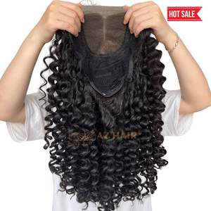 ผมมนุษย์หยิกหยักกลุ่มผมยาวเต็มเนื้อหลายเนื้อสําหรับผู้หญิงผมมนุษย์เวียดนามธรรมชาติดิบที่ยังไม่ได้รับการแปรรูป - Product Image 2