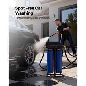 Sistema di Lavaggio Auto Senza Macchie 2 X 4L con Resina DI, Misuratore TDS, Valvola Bypass per Acqua Deionizzata per Attrezzature Cura Auto - Product Image 2