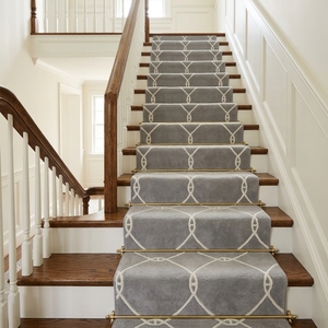 Hallway <b>Runner</b> <b>Rug</b> Manufacturer Luxury Grey Geometric Wool Carpet Hand Tufted Long Area <b>Rugs</b> Supplier - Product Image 3
