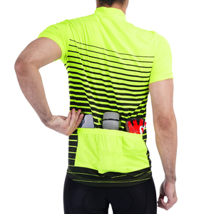 Maillot de cyclisme compétitif pour hommes, vêtement de vélo respirant pour la route et le VTT, haut de course en plein air - Product Image 2