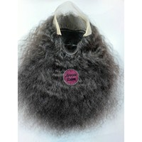 Cheveux humains 100% naturels Arrow Exim pour perruques Lace Front, texture bouclée profonde, cheveux de bébé transparents, densité 180%, cuticules de donneurs uniques
