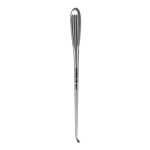 Curette 11 de ángulo inverso, tamaño 3, punta roma, acero inoxidable, mango hueco, instrumento quirúrgico ortopédico profesional manual para huesos - Product Image 2