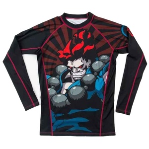 Wholesale 2026 High Quality <b>Compression</b> <b>Shirt</b> Breathable Rash Guard Customized Printing For Running Fitness OEM Service - Product Image 1