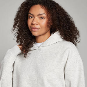 Hoodie Oversize Vintage de Haute Qualité pour Femme, Manches Longues, Épaules Tombantes, Vente en Gros, Personnalisable, Style Streetwear, Hoodie d'Hiver pour Femme - Product Image 4