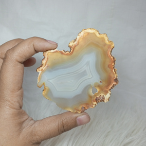 Venta al por mayor de alta calidad Natural Indonesia Iris forma de losa piedras preciosas artesanía curación cristal 6-10 cm - Product Image 5