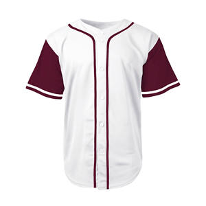 Camiseta de Béisbol de Color Sólido a Precio de Mayoreo, Ropa Deportiva Cómoda de Alta Calidad, Camiseta de Béisbol para Adultos - Product Image 1
