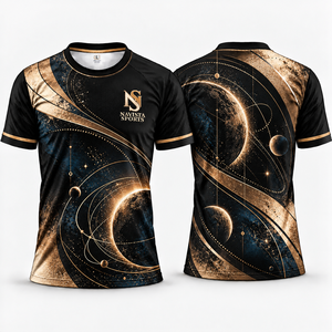 Unisex Figurbetontes Kurzarm-Polyester-T-Shirt mit Sublimationsdruck 'Stronger Yesterday Running' NAVISTA SPORTS 200g Schnelltrocknend Anti-UV - Product Image 1