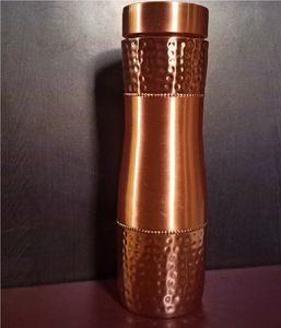 Bouteille d'eau en cuivre pour boire quotidiennement, jus et eau chaude, à prix avantageux - Product Image 1