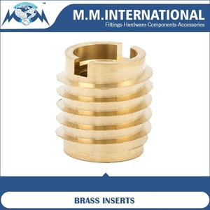 Inserts filetés en laiton de haute qualité pour bois et composites, pressés à froid, tailles M2 M3 M4 M5 M6 M8 M10 - Product Image 4