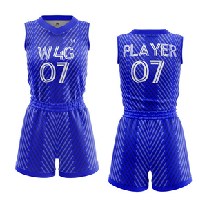Ensemble d'uniformes de basketball personnalisés sublimés, col en V, sans manches, en polyester respirant, unisexe adulte, toutes saisons, coupe athlétique - Product Image 4