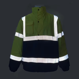 Chaqueta de Seguridad Impermeable de Alta Visibilidad para Hombre, Invierno, Servicio OEM, Ropa de Trabajo de Poliéster/Algodón Softshell - Product Image 2