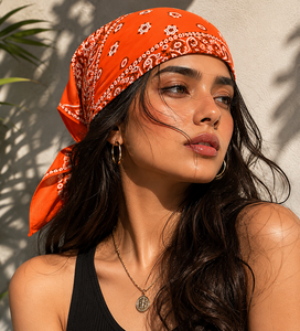 Custom Paisley <b>Bandana</b> Cotton <b>Bandana</b> with Logo Personalized Print <b>Bandana</b> Wholesale Bulk Head Scarf <b>for</b> <b>Men</b> Women - Product Image 6