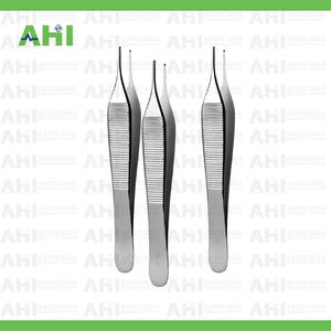 Pinzas Adson de Acero Inoxidable, 12 Dientes, Grado A+, Clase I, Cirugía General, Certificación CE, Uso Hospitalario - Product Image 4