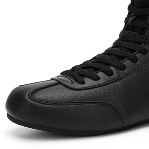 Chaussures de boxe DM Pro pour homme, respirantes, à lacets, triple maille, cuir synthétique, semelle antidérapante résistante à l'usure, légères, prêtes à être expédiées - Product Image 4