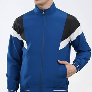Ensemble de survêtement décontracté pour homme, à capuche, respirant, en polyester uni, pour l'hiver |   Gym, course à pied, sports |   Vente en gros - Product Image 4