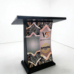 Pantalla LED Personalizada para Podio, Pantalla LED Curva Interior P1.86 P2 P2.5 para Podio, Escaparate de Tienda de Belleza, Mostrador - Product Image 1