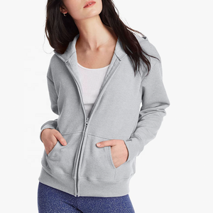 Veste de sport à manches zippées de meilleure qualité pour hommes et femmes Street Wear Sweat à capuche solide avec logo brodé Longue longueur - Product Image 4