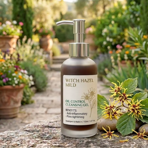 Gel Limpiador Facial Hidratante y Control de Grasa con Hamamelis, Desarrollado en Corea, para el Tratamiento del Acné en Mujeres, ODM/OBM - Product Image 1