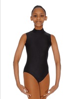 Leotardos de Ballet Personalizados de Primera Calidad para Mujer, Cuello Alto, Sin Mangas, Elásticos, para Danza, Entrenamiento, OEM, Poliéster Elástico