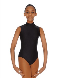 Leotardos de Ballet Premium para Mujer, Cuello Alto, Sin Mangas, Traje de Gimnasia Elástico, Ropa de Baile para Entrenamiento, OEM, Poliéster Elástico - Product Image 4
