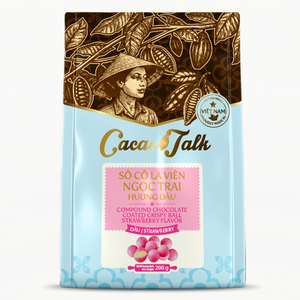 Decoración para Pasteles de Panadería, Bolas Crujientes de Chocolate con Fresa, Ingredientes Alimenticios HALAL de Cacao, Empaque Personalizado, Marca Internacional - Product Image 1