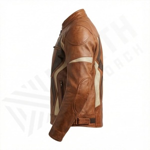 Veste de moto en cuir véritable pour homme de qualité supérieure, nouvelle arrivée, vestes de moto d'hiver, protections amovibles, personnalisables - Product Image 3